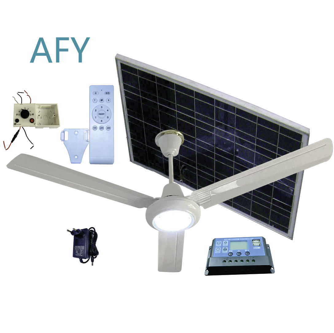 Outdoor Lighting Warehouse - Ventilador Solar ACDC 56 12V para