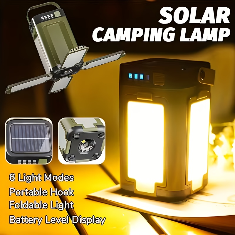 Outdoor Lighting For Camping - Lanterna Solar Portátil para Camping com