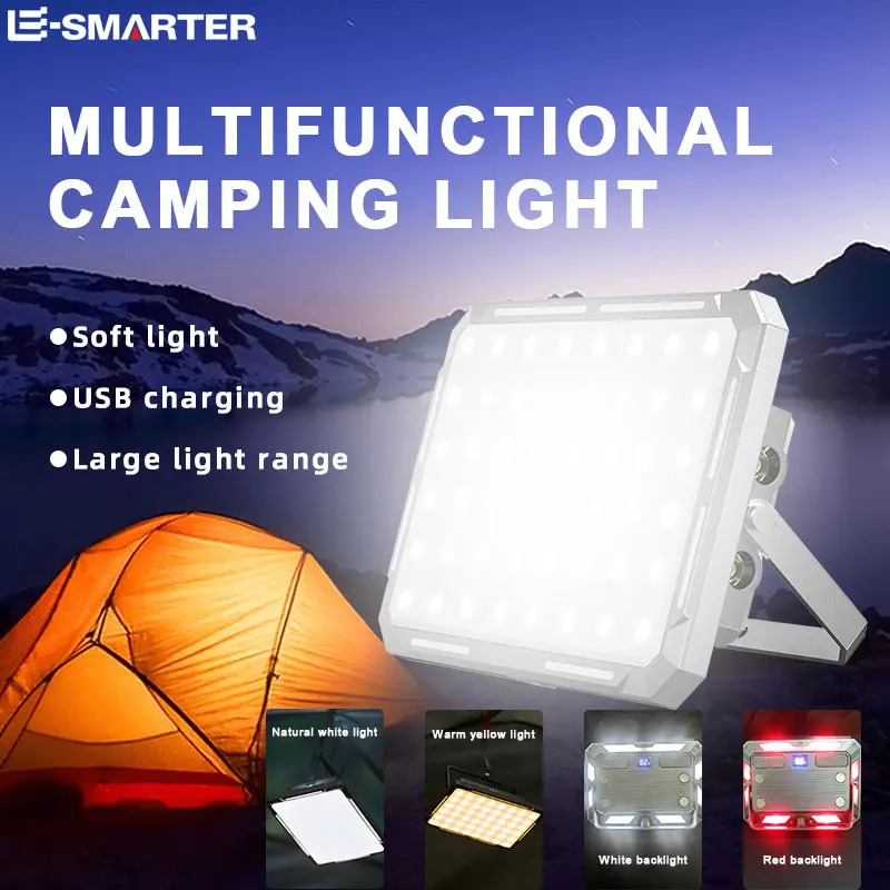 Hanging Outdoor Lighting - Led barraca de acampamento luz recarregável