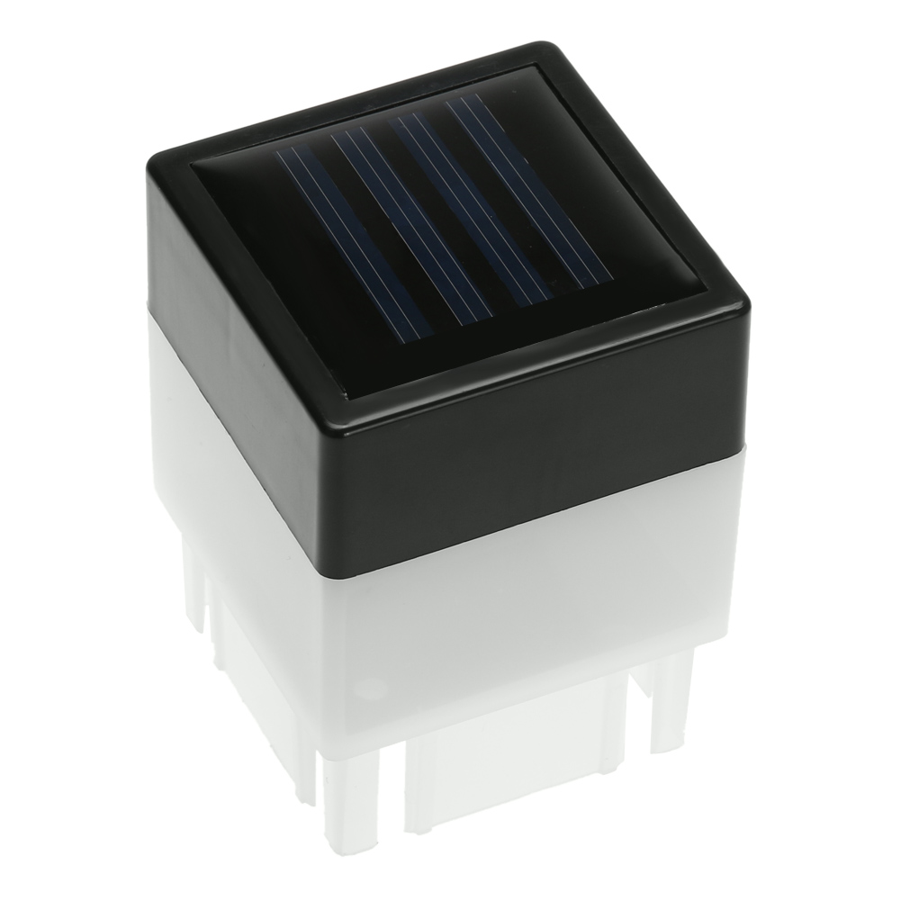 Outdoor Lighting For Fence - LED Solar Powered coluna cabeça lâmpada,
