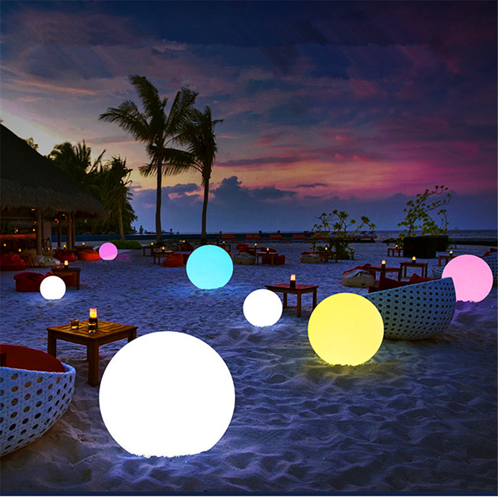 Outdoor Lighting Gazebo - Luz de bola brilhante led recarregável