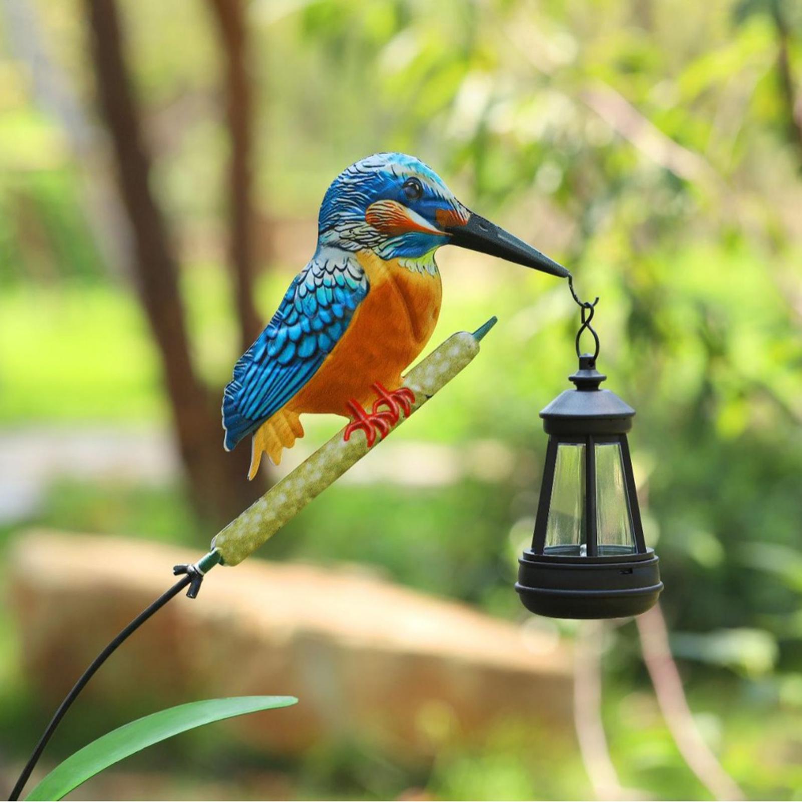 Solar Path Light - Lanterna Solar Kingfisher para Jardim, Estátua