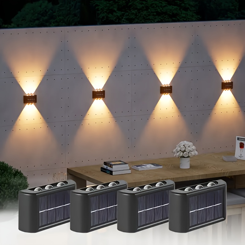 Outdoor Lighting Wall - Luz Solar LED para Exterior, Lâmpada