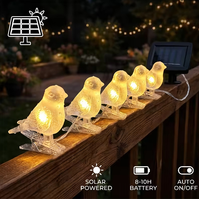 Outdoor Lighting For Fence - Luzes de Cordão Solares em Forma