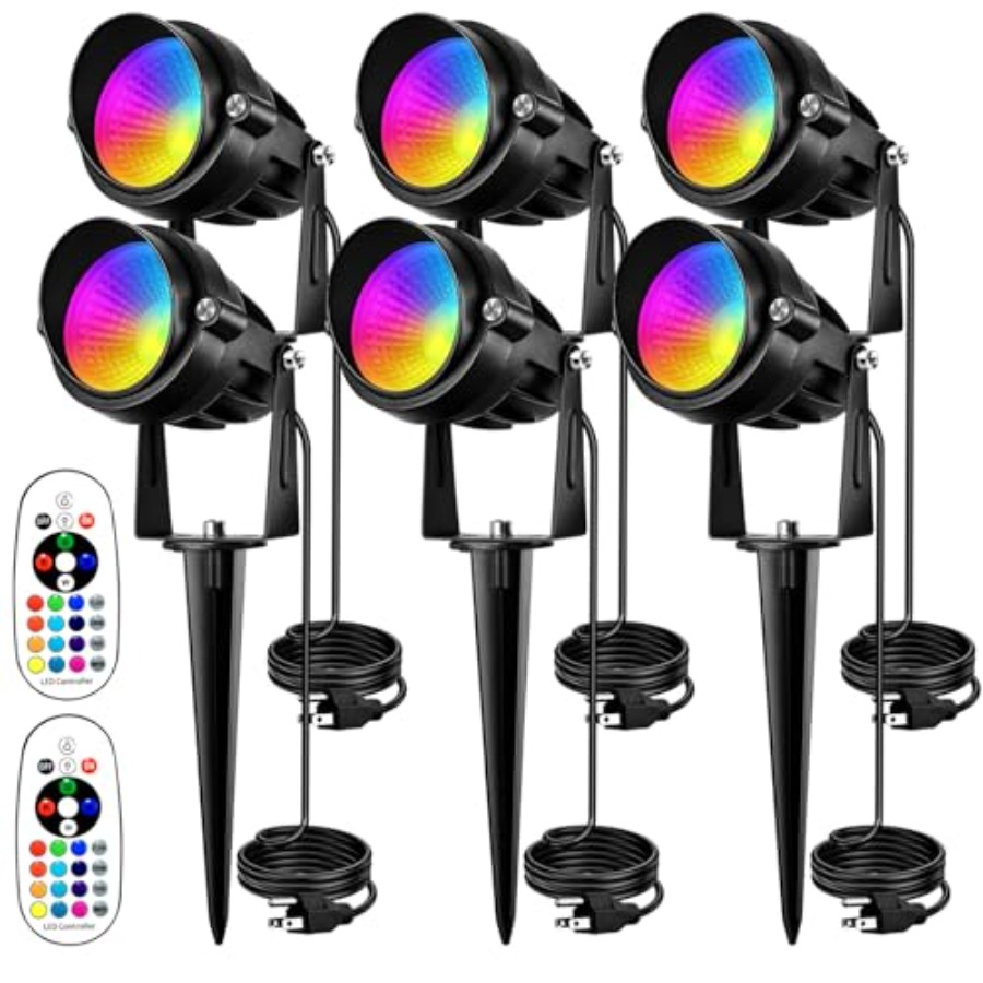 Color Changing Outdoor - Luzes de Spot RGB para Exterior