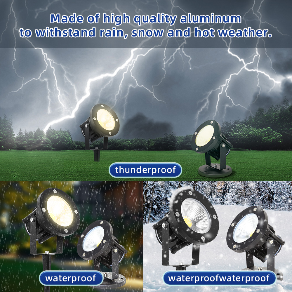 Outdoor Lighting Globes - Luminária LED GU10 para Jardim, Lâmpada