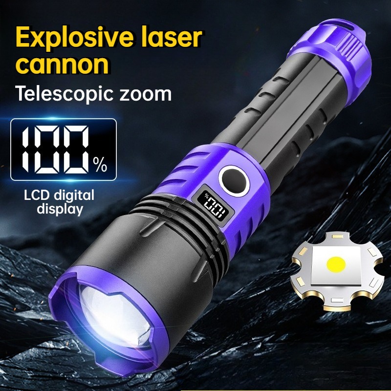 Outdoor Lighting For Camping - Lanterna LED Multifuncional de Luz Forte