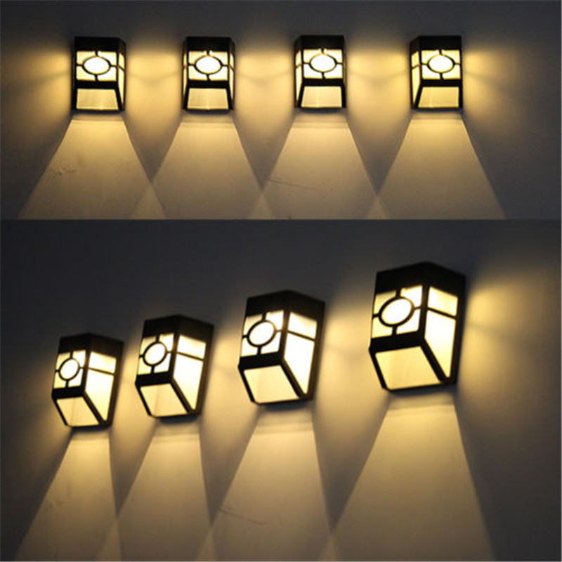Outdoor Lighting For Fence - Suporte de parede movido a energia