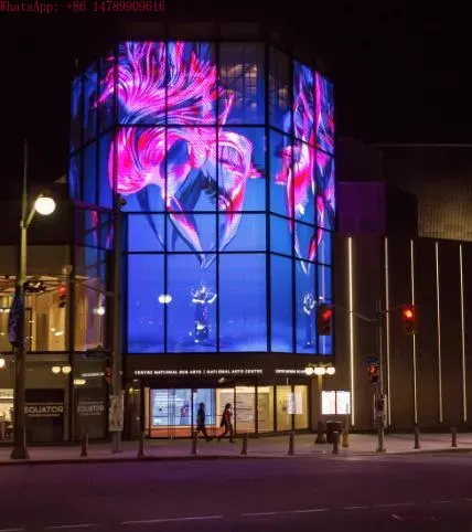 Outdoor Lighting Wall - Display LED Transparente Super Leve para