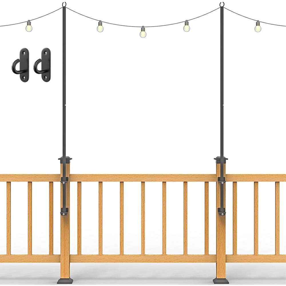 Outdoor Lighting Wall - Pacote de 2 postes de luz
