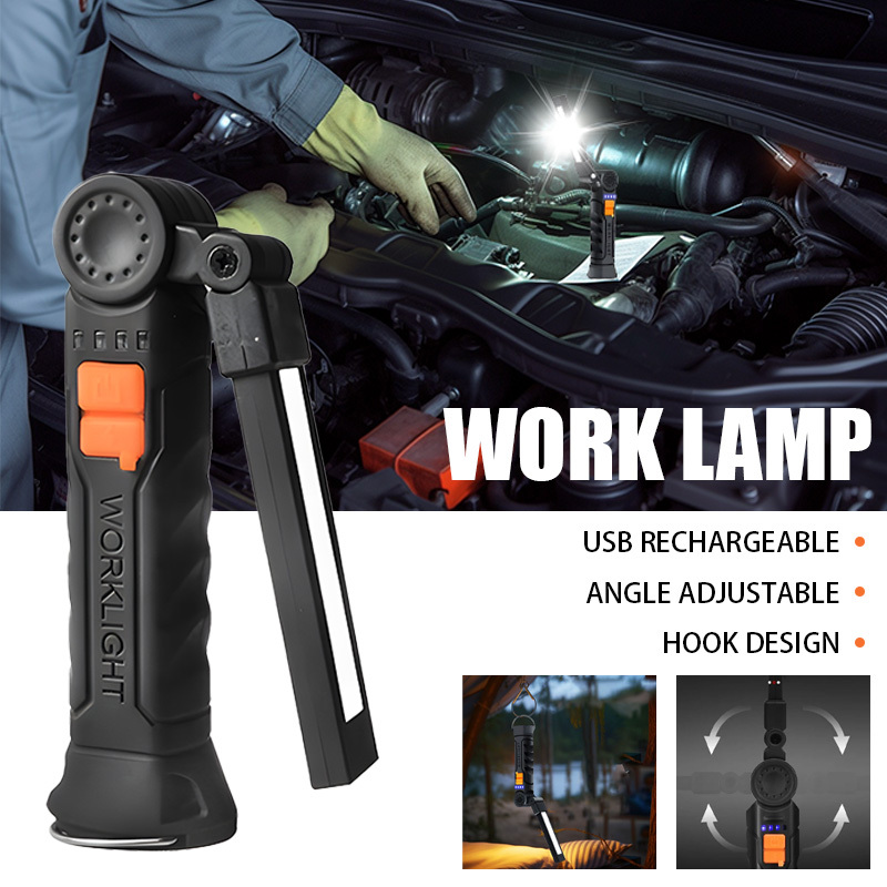 Hanging Outdoor Lighting - Lanterna LED COB Portátil Recarregável por