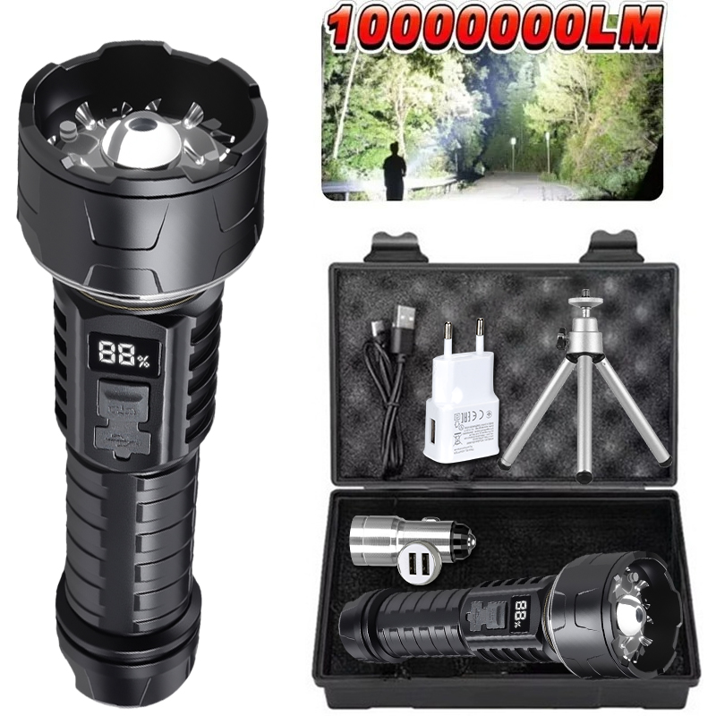 Outdoor Lighting For Camping - Lanterna led cob recarregável, 7 núcleos,