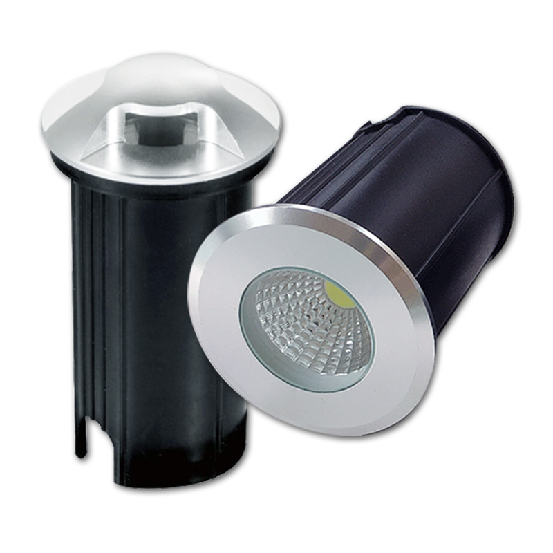 Ground Light Recessed - Lâmpada de chão embutida, ip67, 12v,