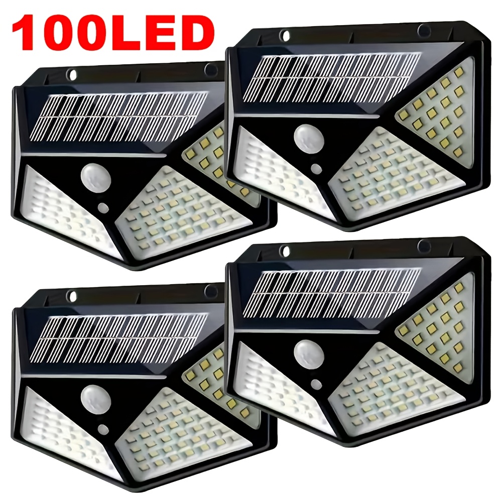 Outdoor Lighting Wall - Luz Solar de Jardim Externa com