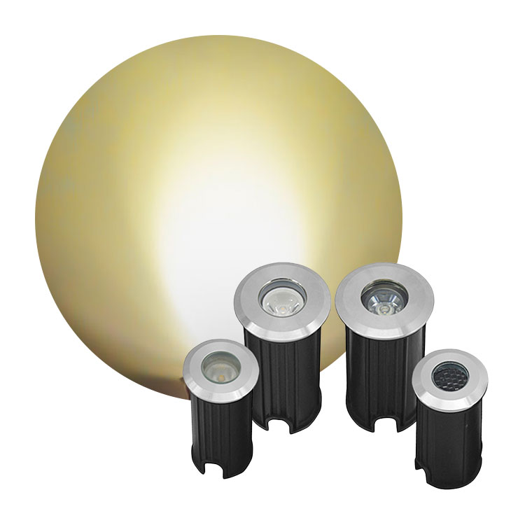 Ground Light Recessed - 1w/3w dc12v ip65 à prova dip65
