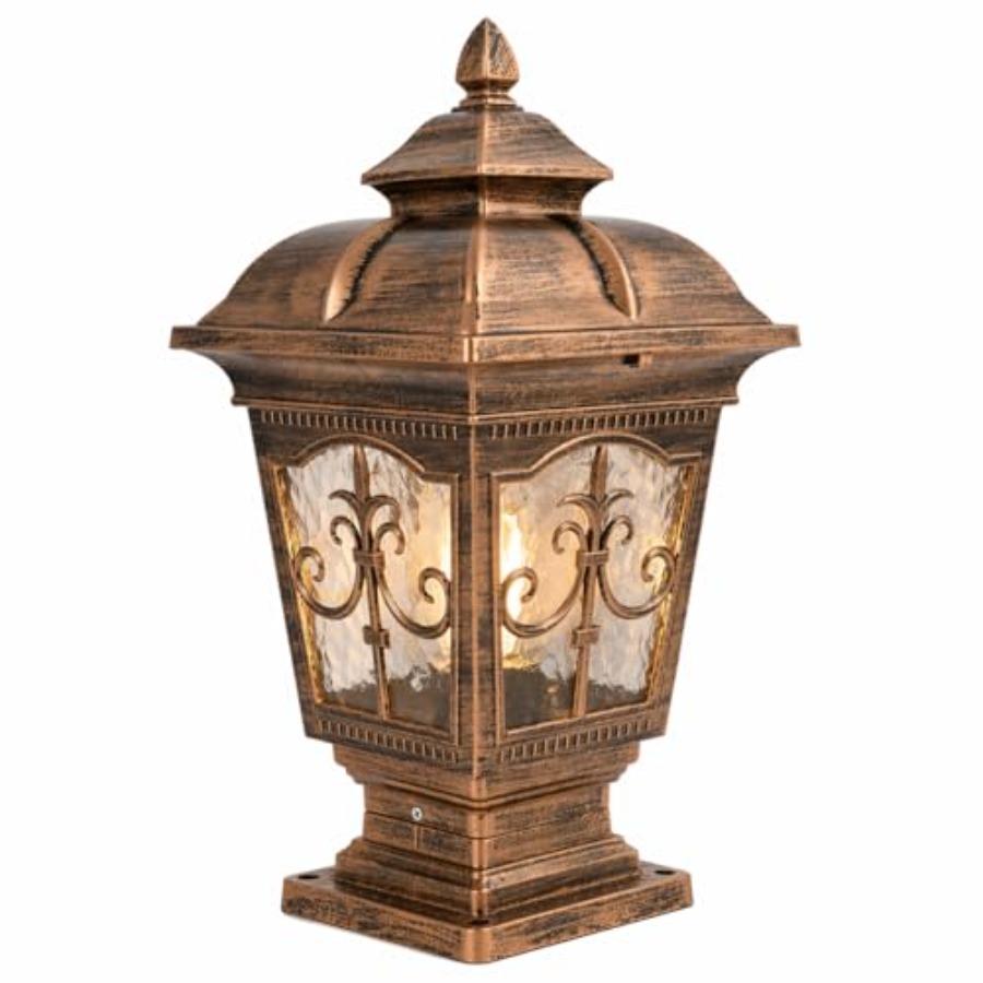Outdoor Lighting Hardwired - Luminária de Poste Externa de 17,72