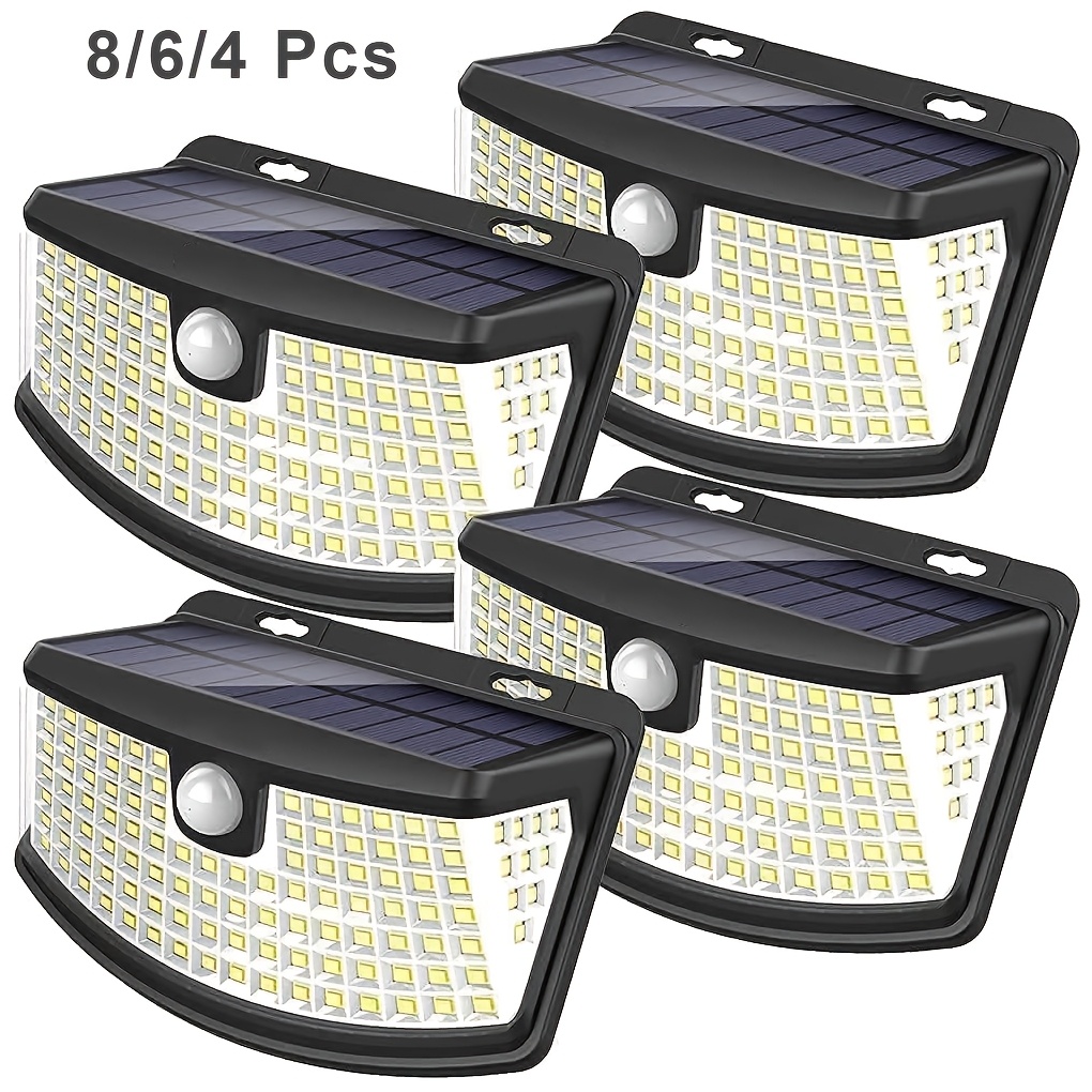 Outdoor Lighting Ip65 - Pacotes de 8/6/4 Luzes Solares com