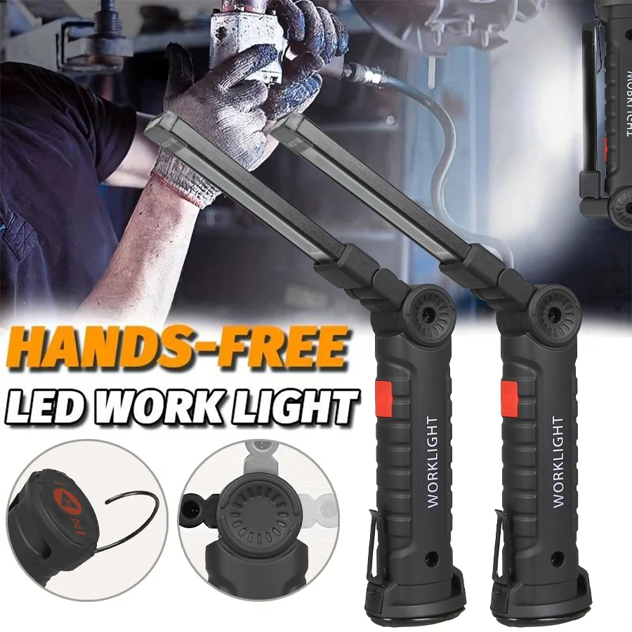 Hanging Outdoor Lighting - Nova Lanterna LED COB Portátil Recarregável