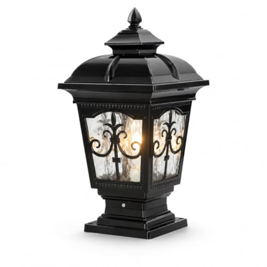 Outdoor Lighting Hardwired - Luminária de Poste Externa de 17,72