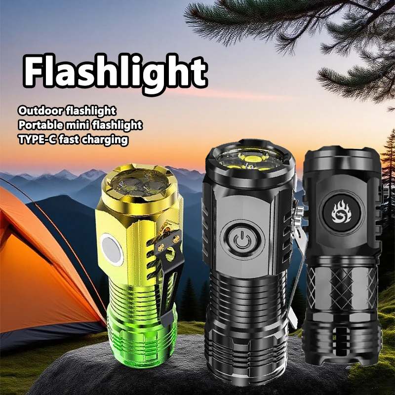 Outdoor Lighting Globes - Super brilhante mini lanterna led tocha