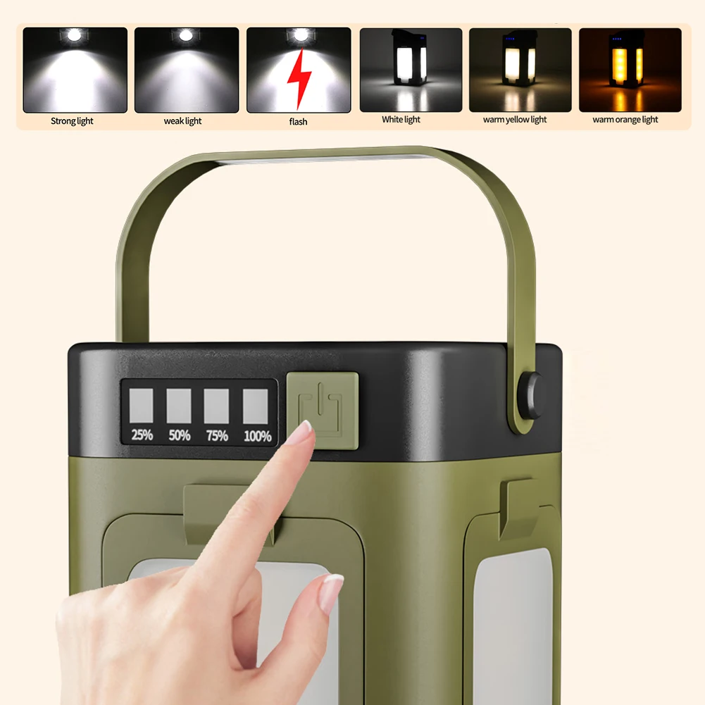 Lanterna Solar Portátil para C - Outdoor Lighting For Camping avaliação e preço