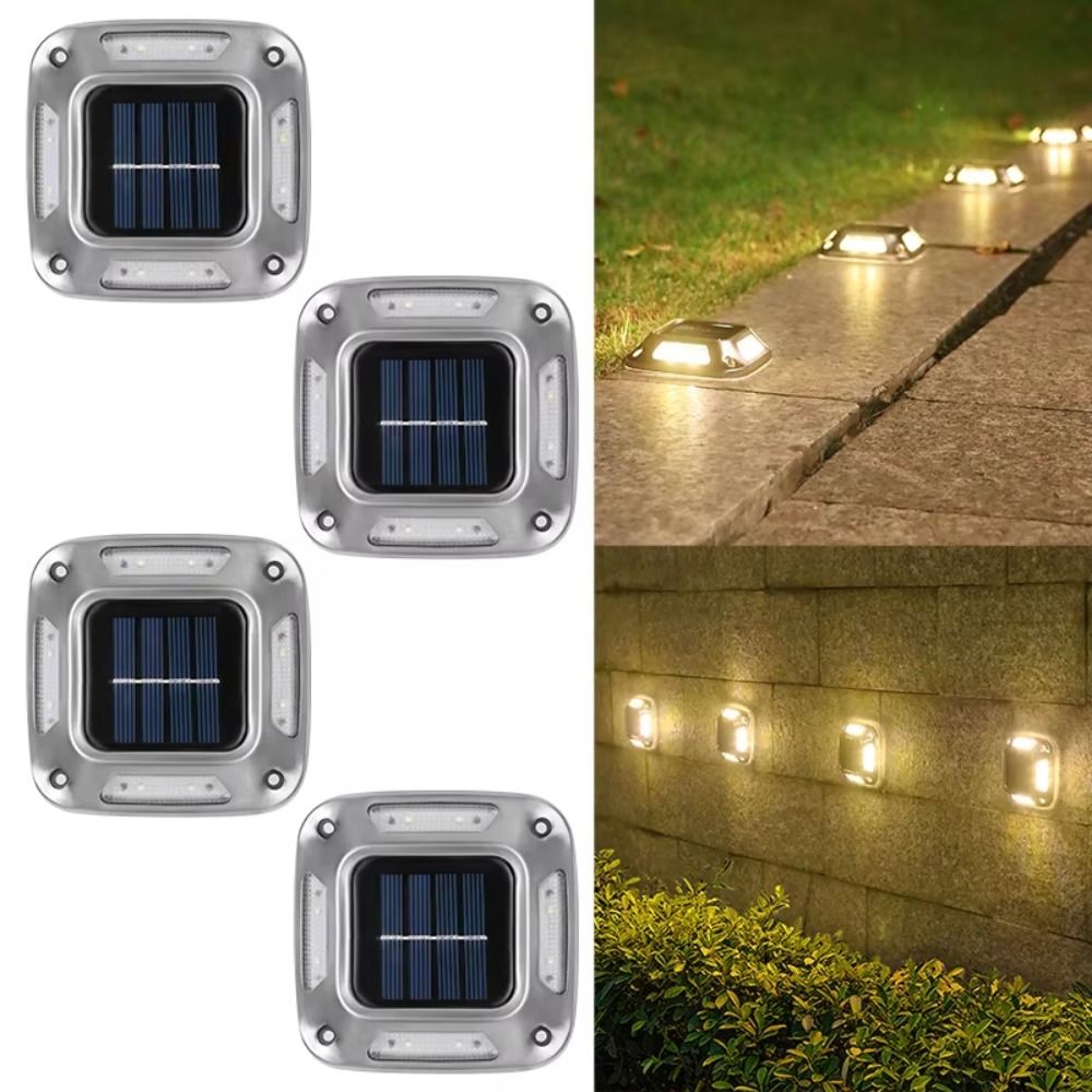 4 PCS Luzes Solares de Jardim  - Ground Light Recessed avaliação e preço