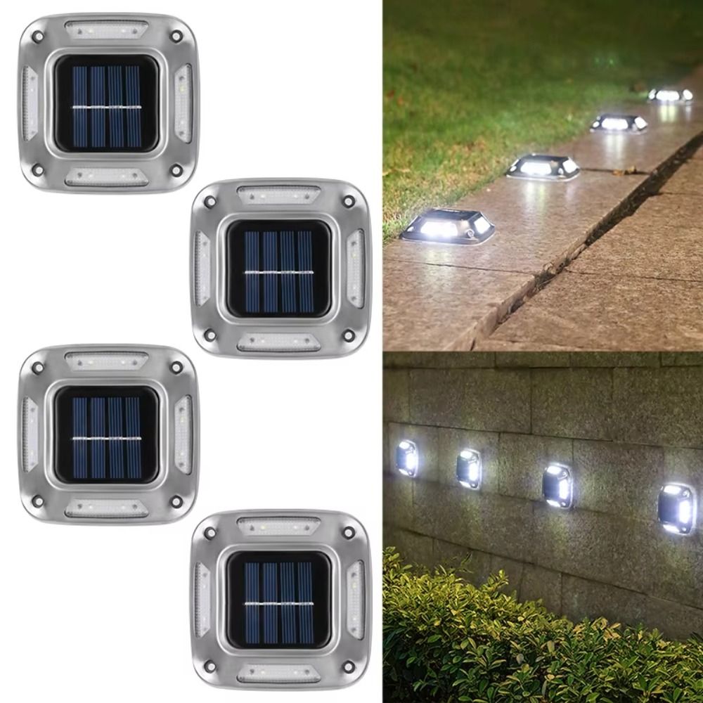 4 PCS Luzes Solares de Jardim  - Ground Light Recessed avaliação e preço