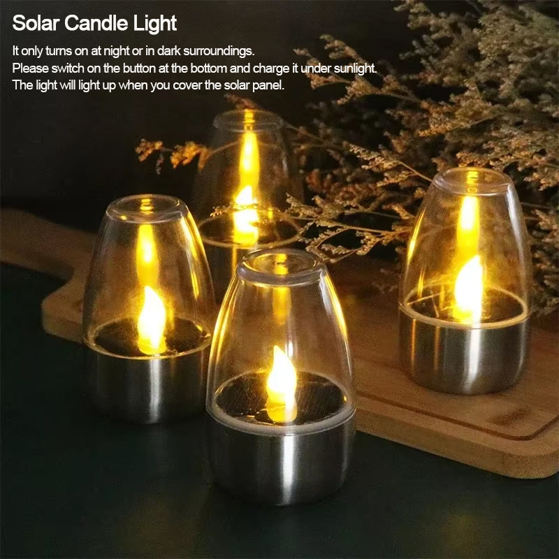 Velas solares led luz sem cham - Outdoor Lighting Gazebo avaliação e preço