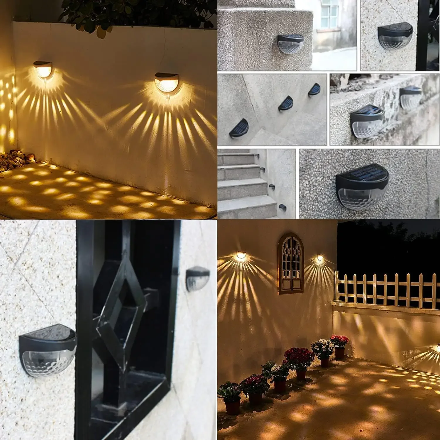Luz Solar LED para Exterior, L - Outdoor Lighting For Fence avaliação e preço
