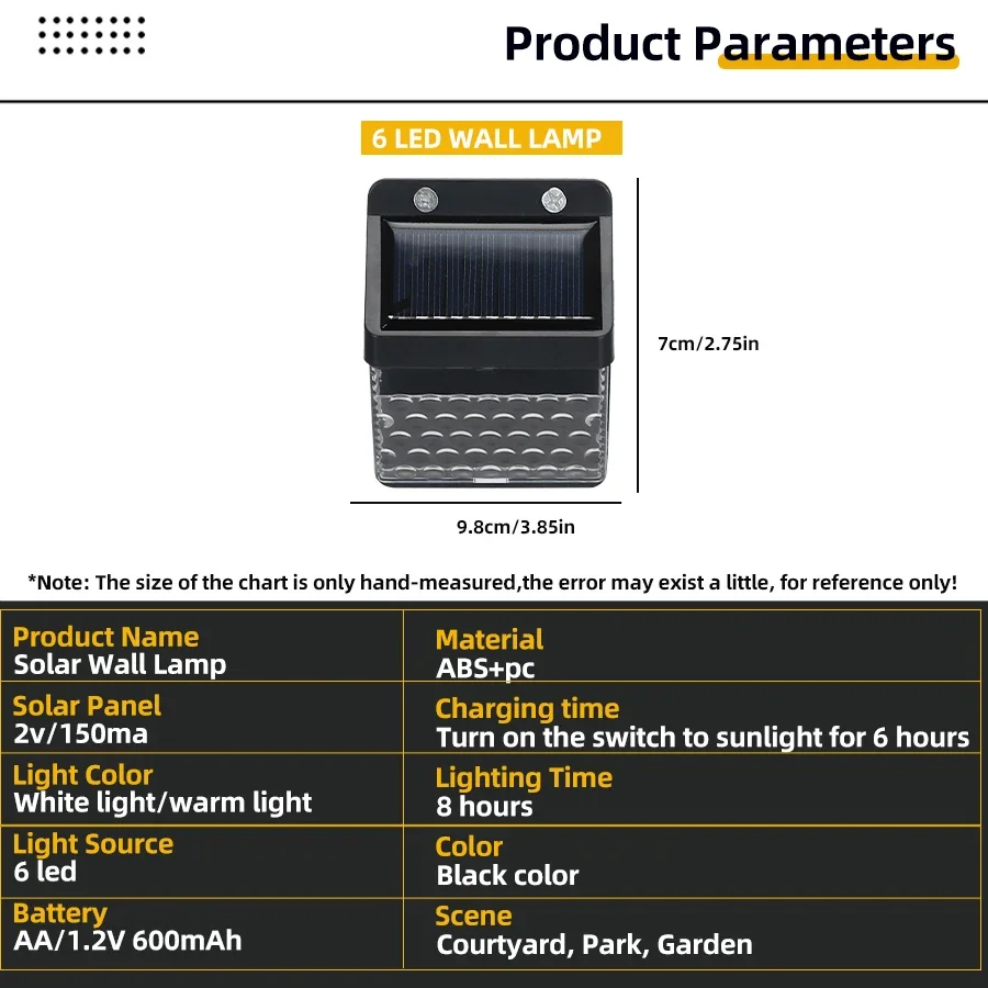 Luz Solar LED com Sensor de Mo - Outdoor Lighting Wall avaliação e preço