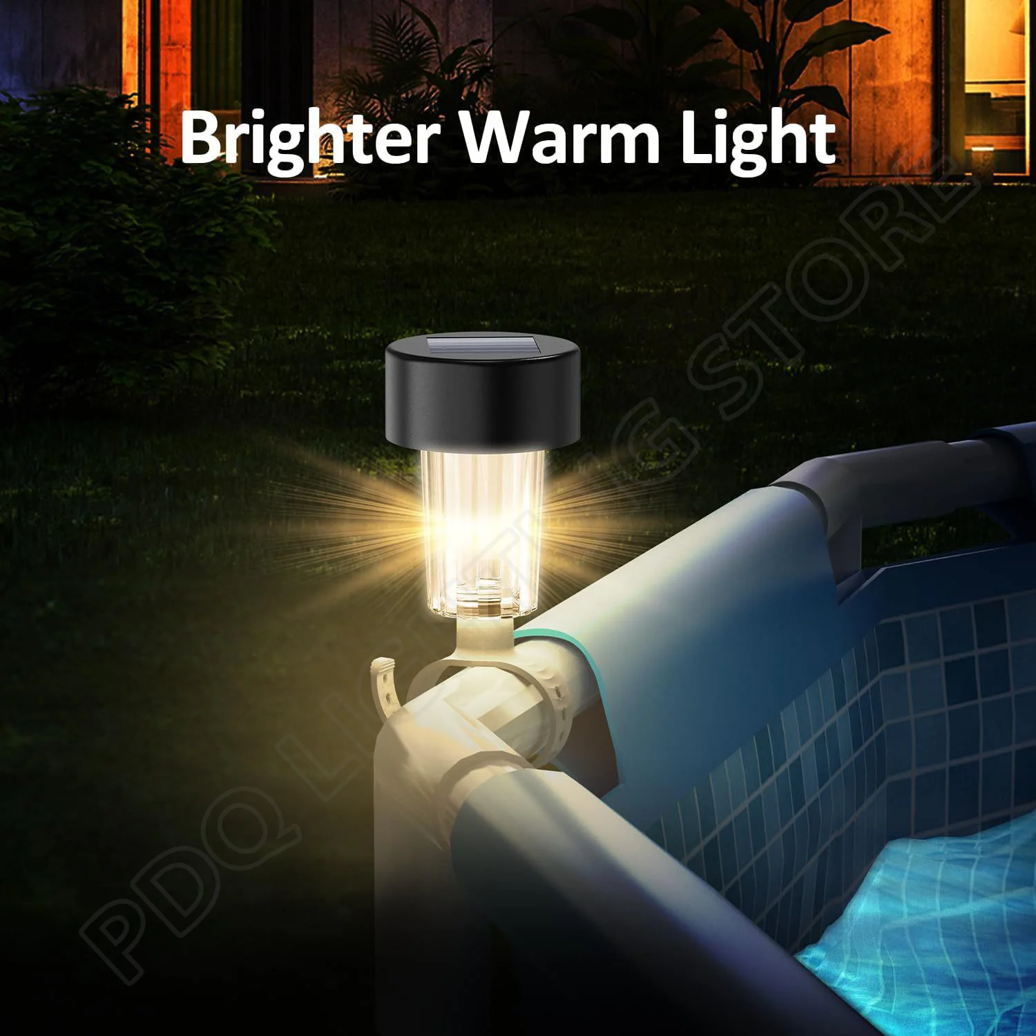 Luz solar ao ar livre à prova  - Outdoor Lighting For Fence avaliação e preço