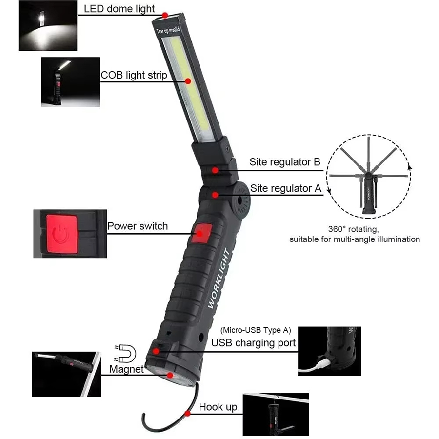 Lanterna led portátil com ganc - Outdoor Lighting For Camping avaliação e preço