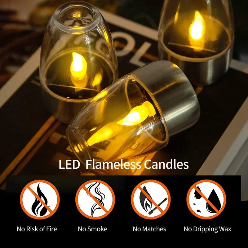 Velas sem chama movidas a ener - Outdoor Lighting Gazebo avaliação e preço