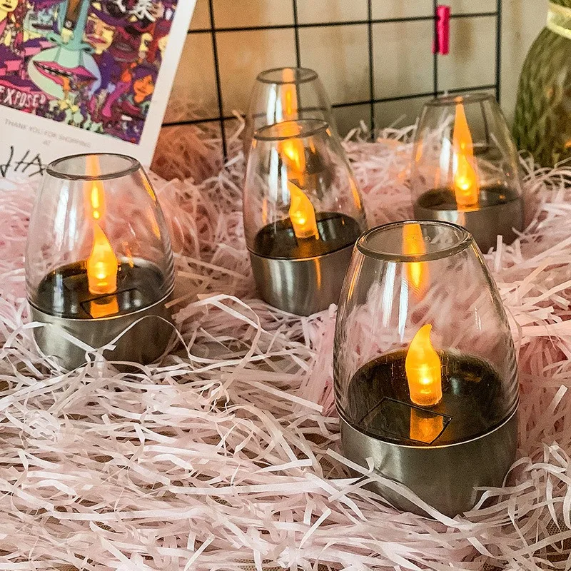 Velas sem chama movidas a ener - Outdoor Lighting Gazebo avaliação e preço