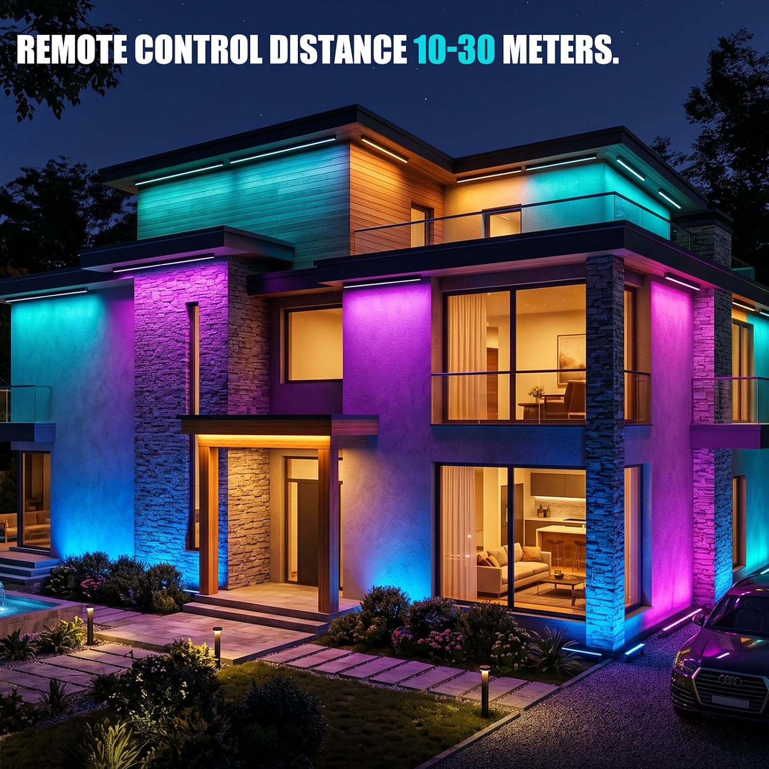 Pacote com 2 Luminárias RGB Wa - Color Changing Outdoor avaliação e preço