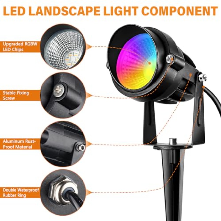 Luzes de Spot RGB para Exterio - Color Changing Outdoor avaliação e preço
