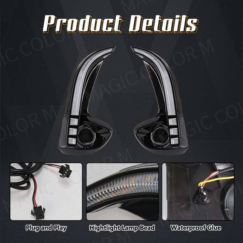 LED Daytime Running Light para - Outdoor Lighting Yellow avaliação e preço
