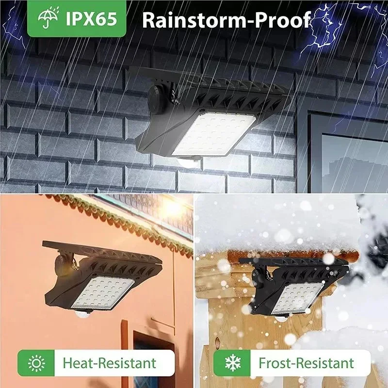 Luzes solares 45LED para exter - Outdoor Lighting For Fence avaliação e preço