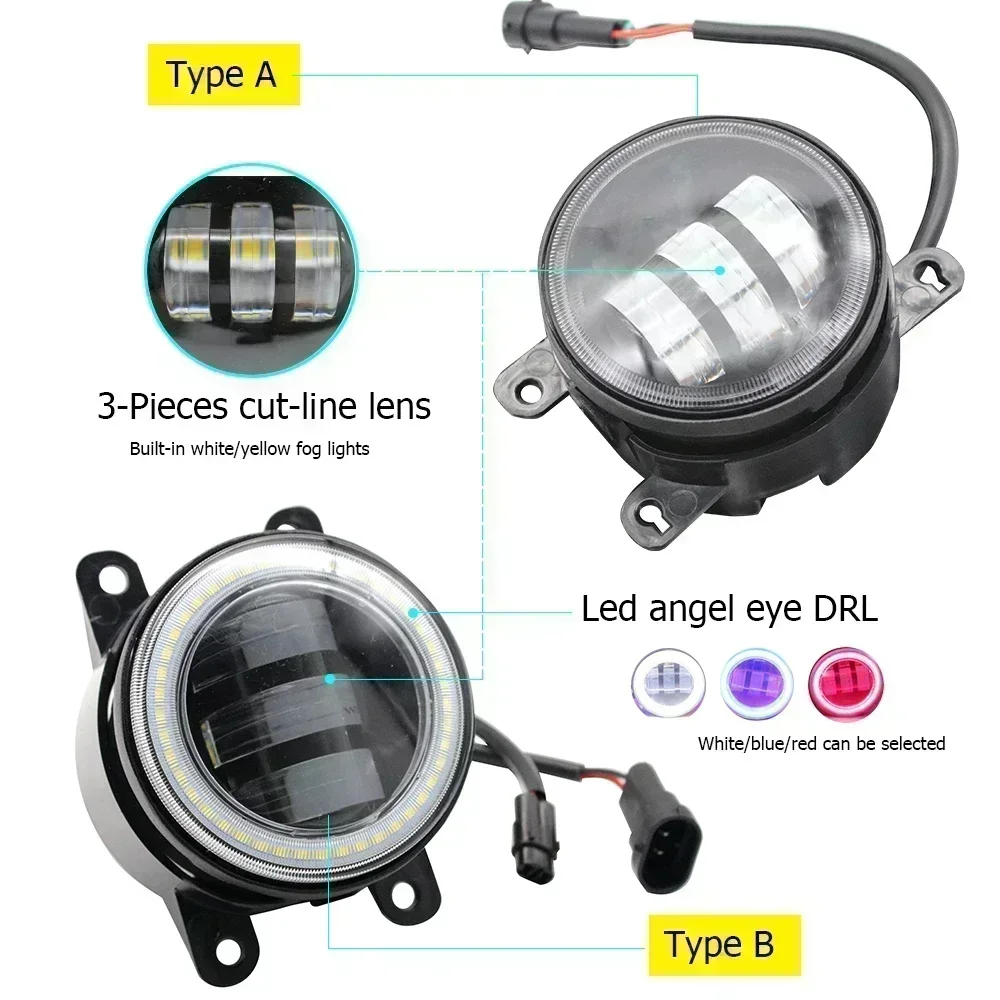Lente de Farol de Neblina LED  - Outdoor Lighting Yellow avaliação e preço