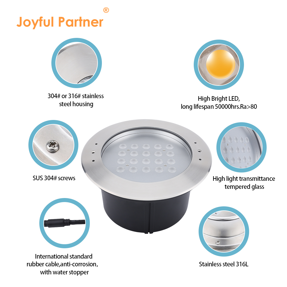 316 aço inoxidável conduziu a  - Ground Light Recessed avaliação e preço