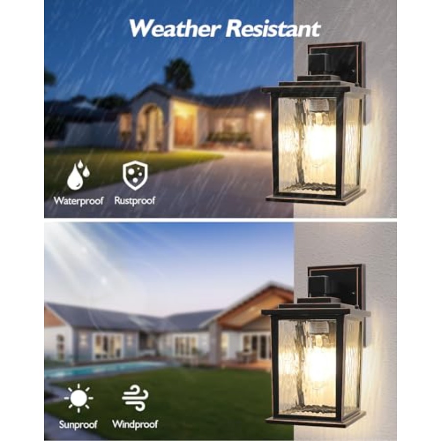 Luzes de Varanda de 12'', Lant - Outdoor Lighting Hardwired avaliação e preço