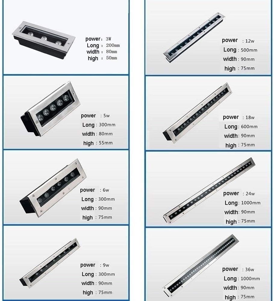 Luz LED Linear de Embutir no S - Ground Light Recessed avaliação e preço