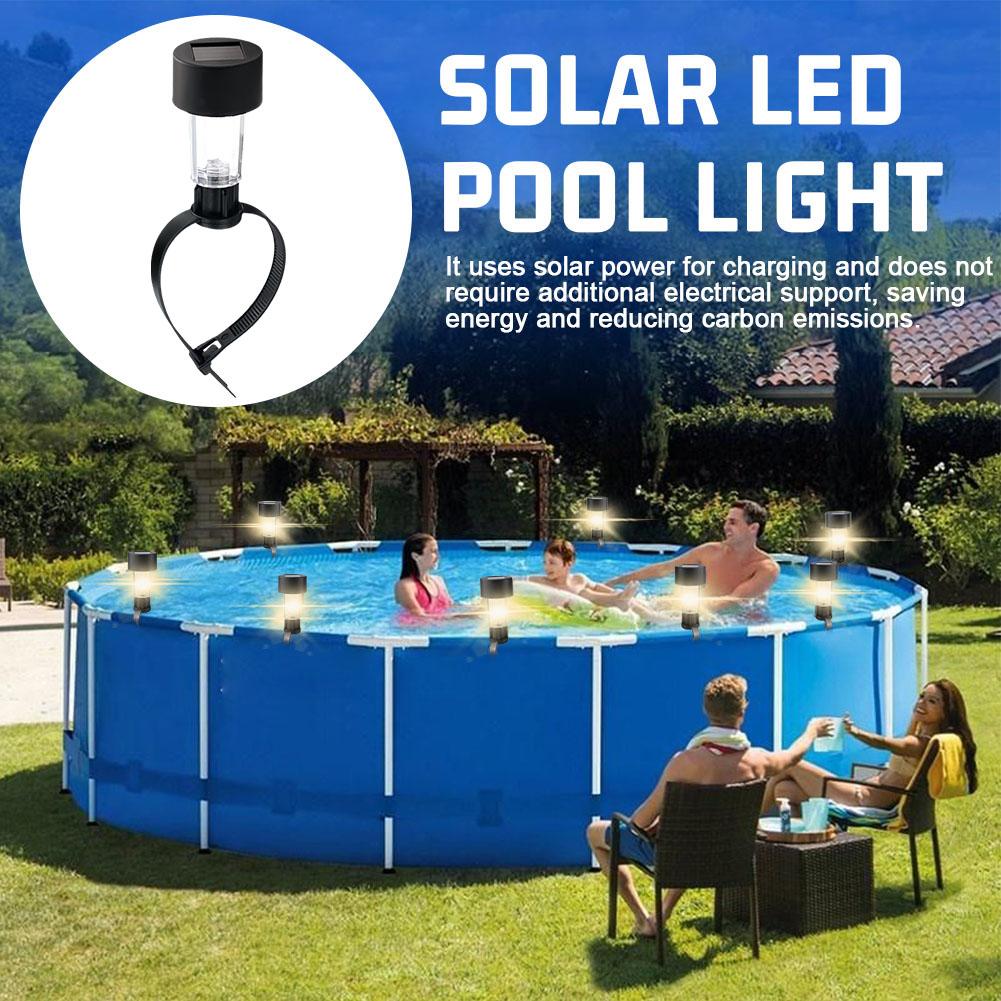 Luzes LED Solares para Piscina - Outdoor Lighting For Fence avaliação e preço