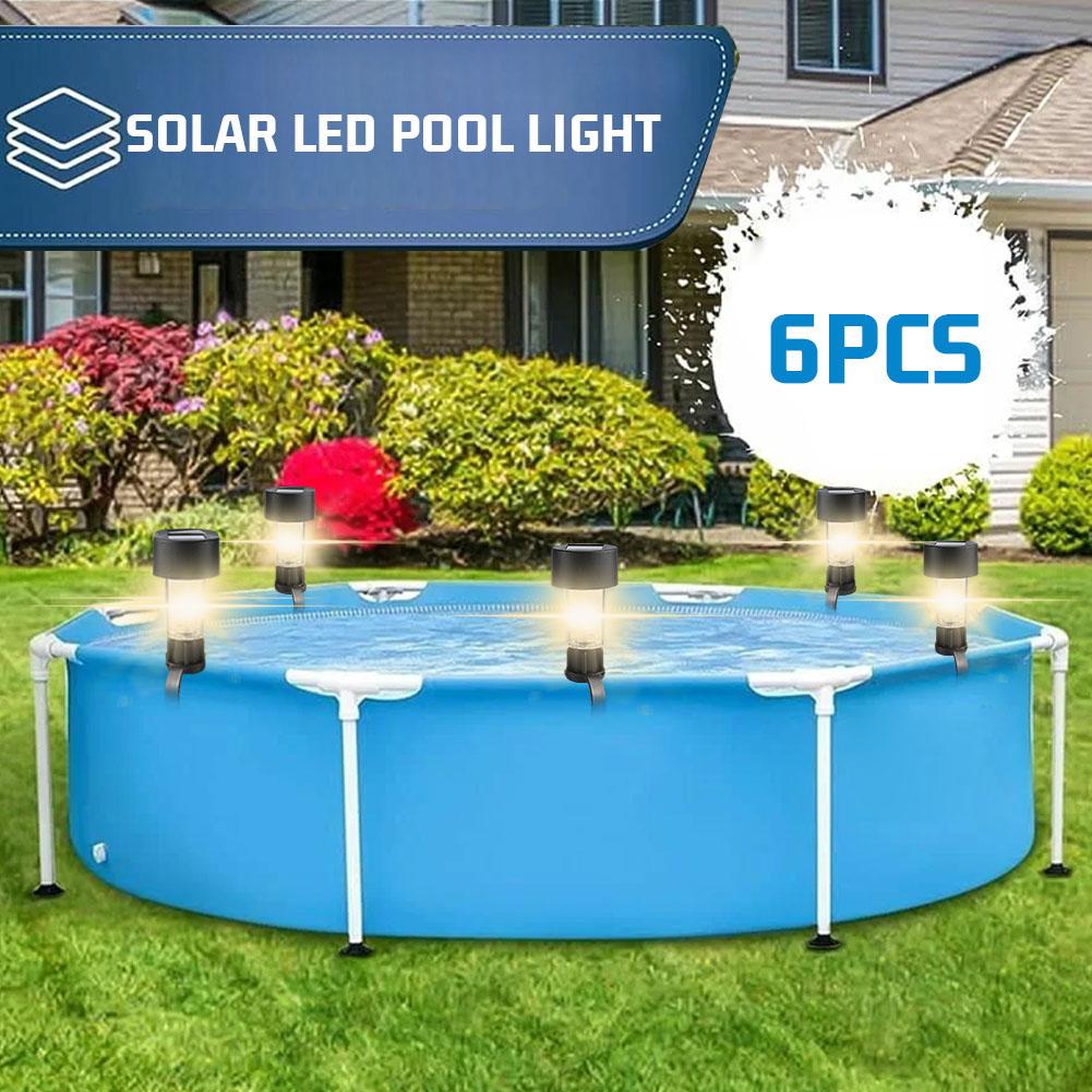 Luzes LED Solares para Piscina - Outdoor Lighting For Fence avaliação e preço