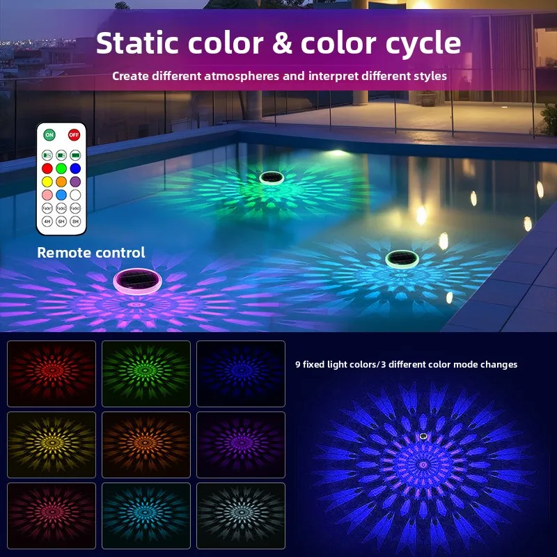 Solar-powered outdoor water fe - Outdoor Lighting With Sensor avaliação e preço