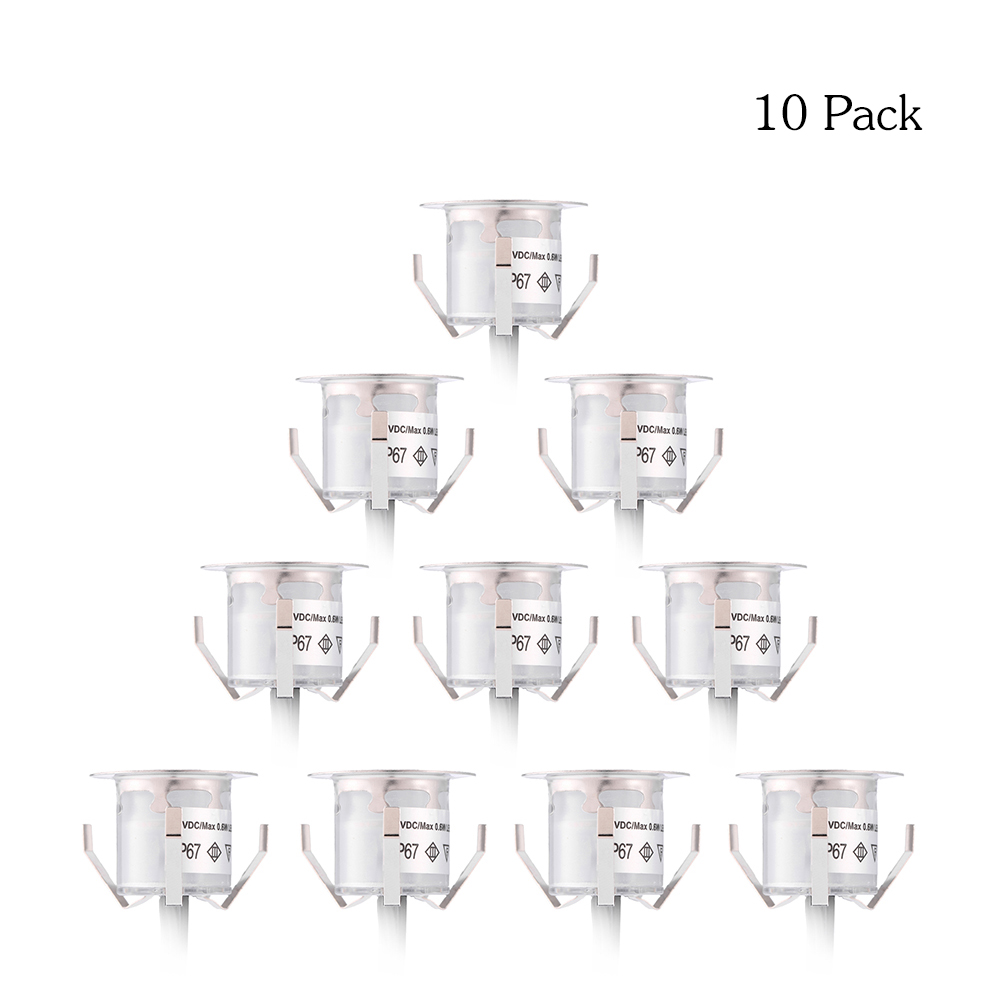 10PCS Luzes LED de Deck de 32m - Ground Light Recessed avaliação e preço