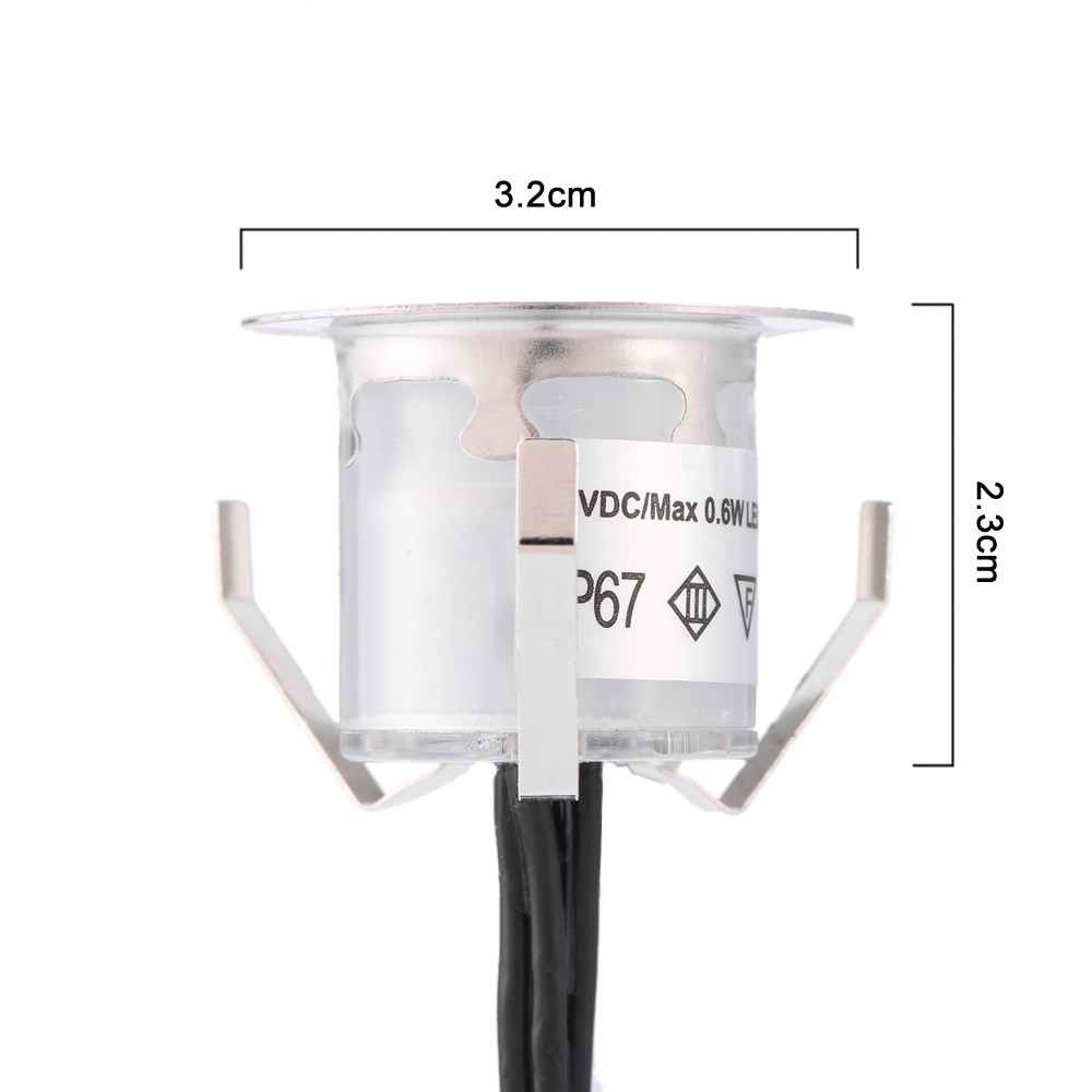 10PCS Luzes LED de Deck de 32m - Ground Light Recessed avaliação e preço