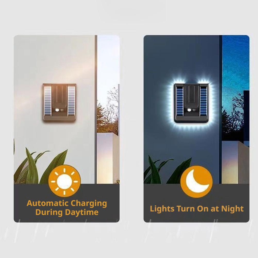 LED Dobrável 120 °   Luz Solar - Outdoor Lighting Wall avaliação e preço