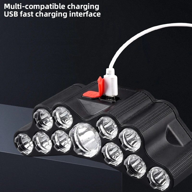 11 led farol de luz forte lâmp - Outdoor Lighting Globes avaliação e preço