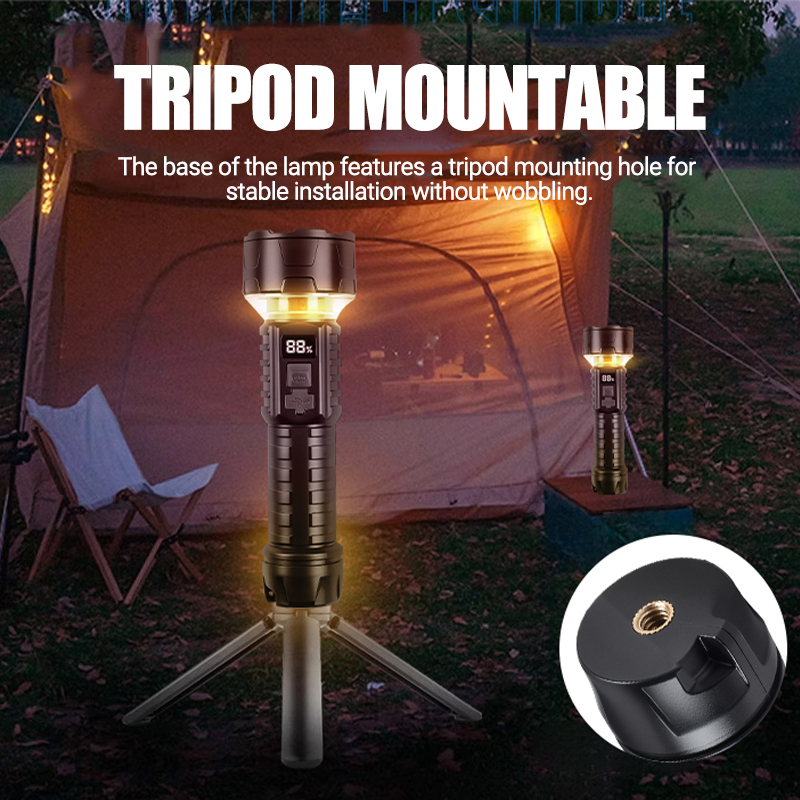 Lanterna led cob recarregável, - Outdoor Lighting For Camping avaliação e preço